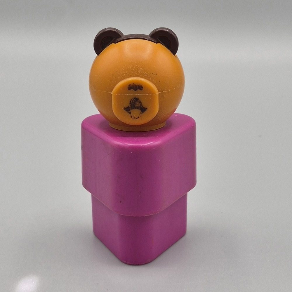 Fisher Price Shape Sorter Jumbo Teddy Bear Part Toy Piece Triangle
Little People